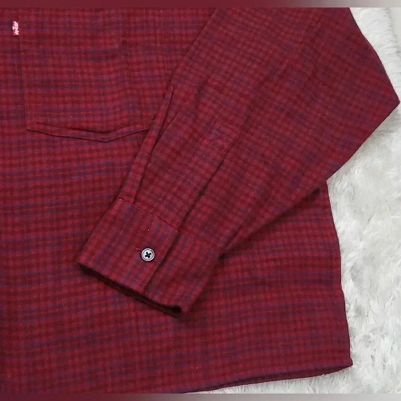 Levi’s Plus Size Levi's Women's Utility Shirt Red Plaid Cropped  Size 3X - Picture 3 of 9